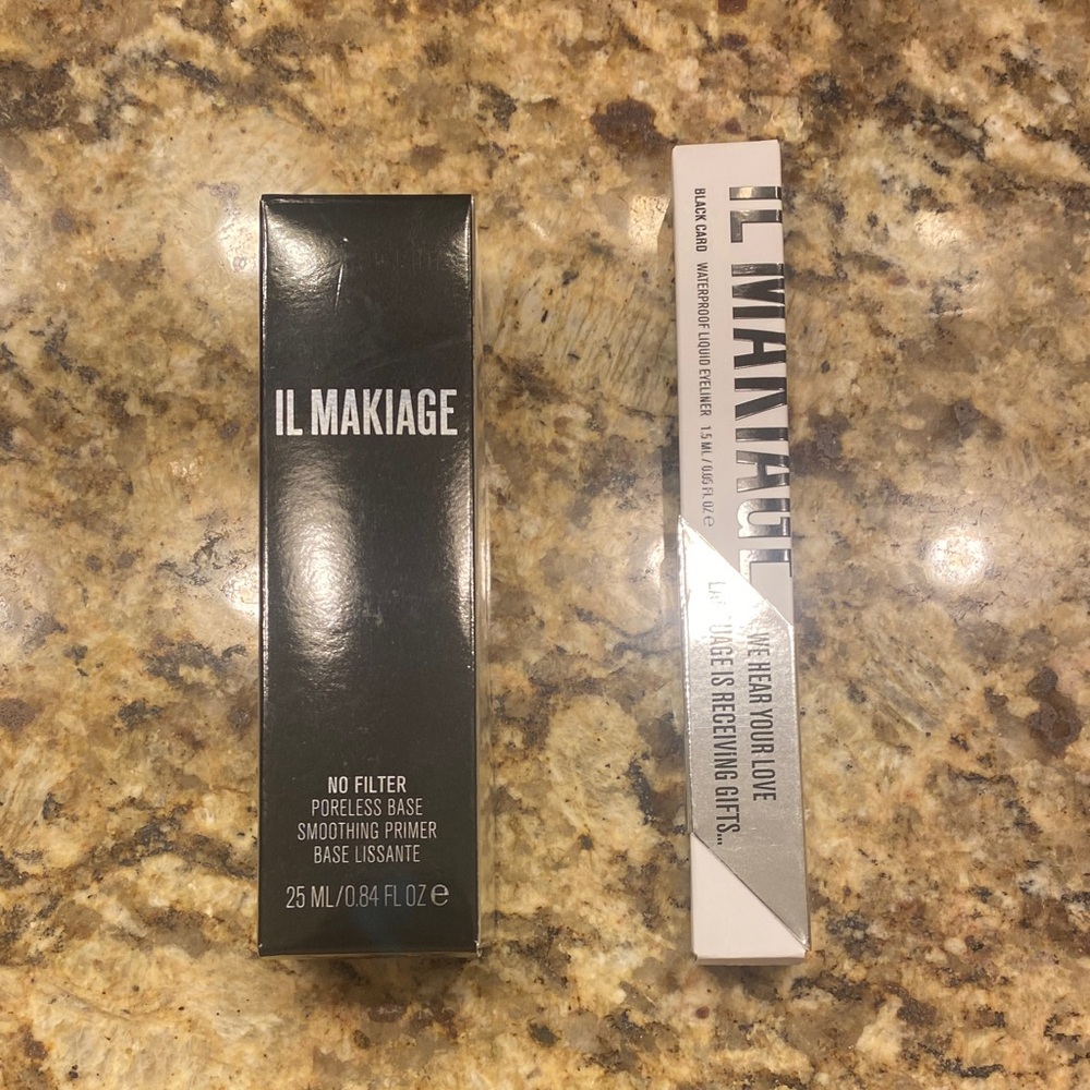 Il Makiage No Filter Primer + Waterproof Liquid Eyeliner